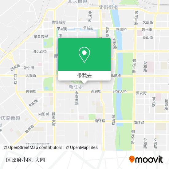 区政府小区地图
