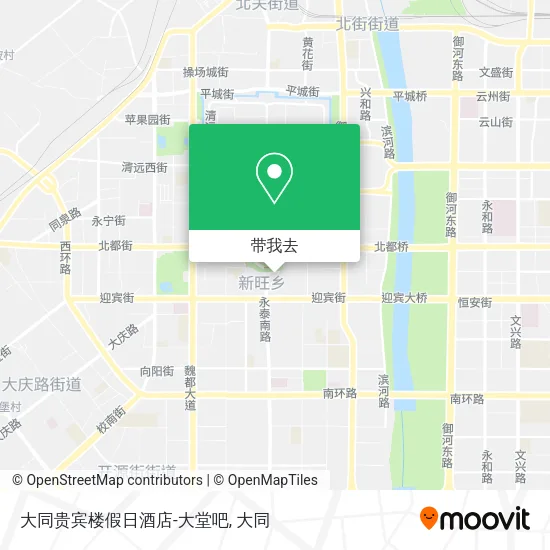 大同贵宾楼假日酒店-大堂吧地图