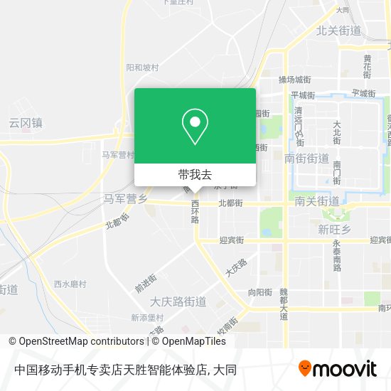 中国移动手机专卖店天胜智能体验店地图