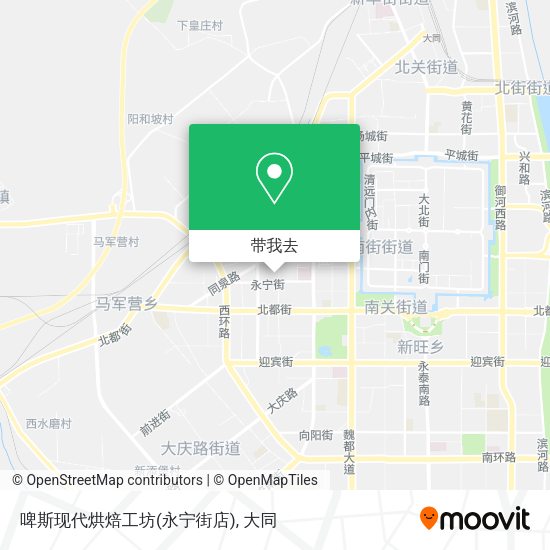 啤斯现代烘焙工坊(永宁街店)地图