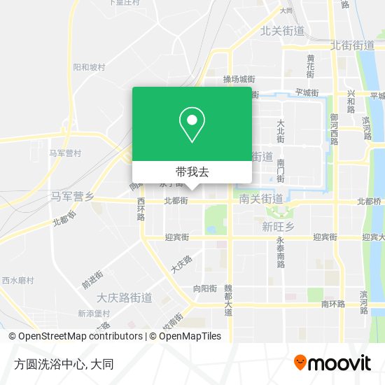 方圆洗浴中心地图