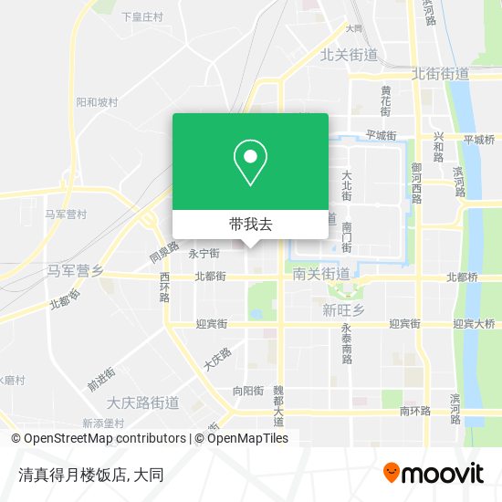 清真得月楼饭店地图