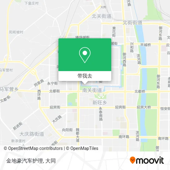 金地豪汽车护理地图