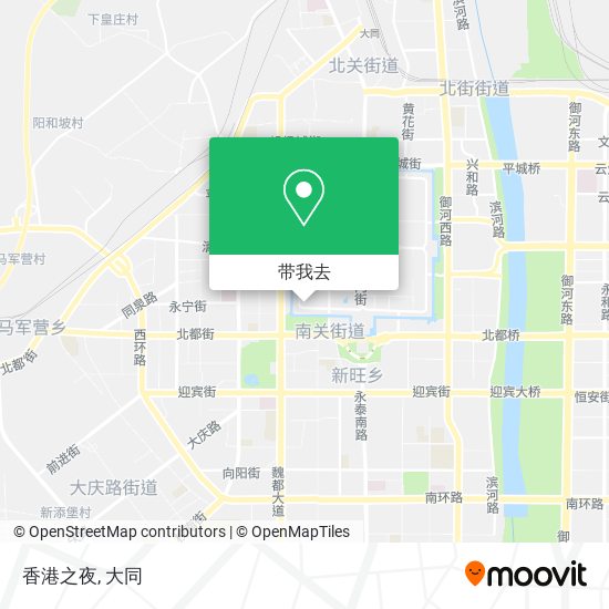 香港之夜地图