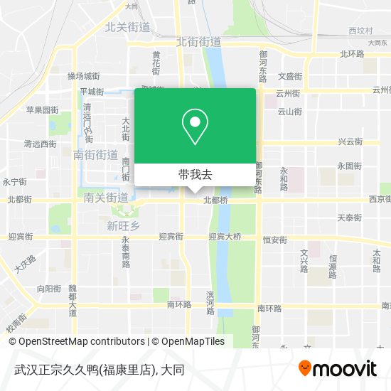 武汉正宗久久鸭(福康里店)地图