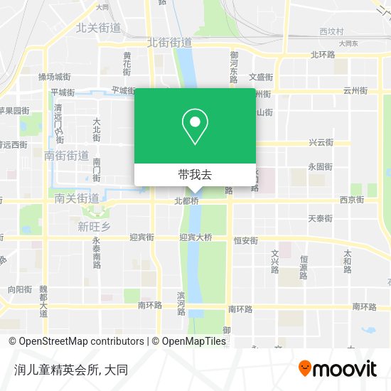 润儿童精英会所地图