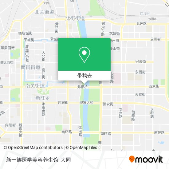 新一族医学美容养生馆地图