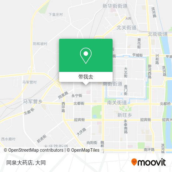同泉大药店地图