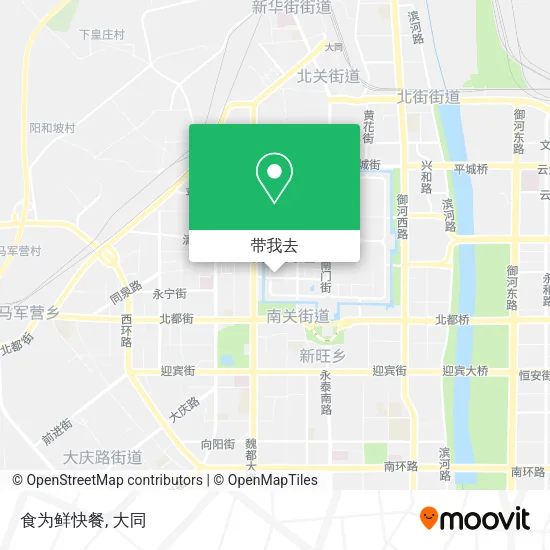 食为鲜快餐地图