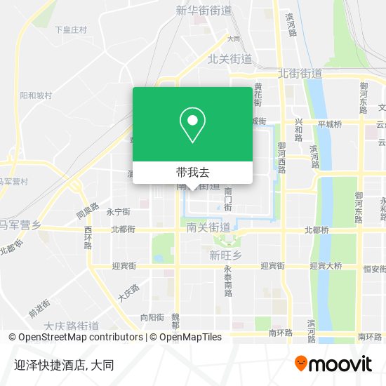迎泽快捷酒店地图