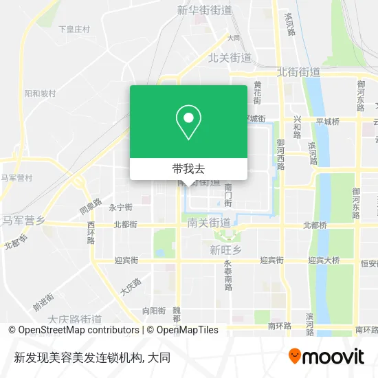 新发现美容美发连锁机构地图