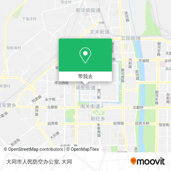 大同市人民防空办公室地图