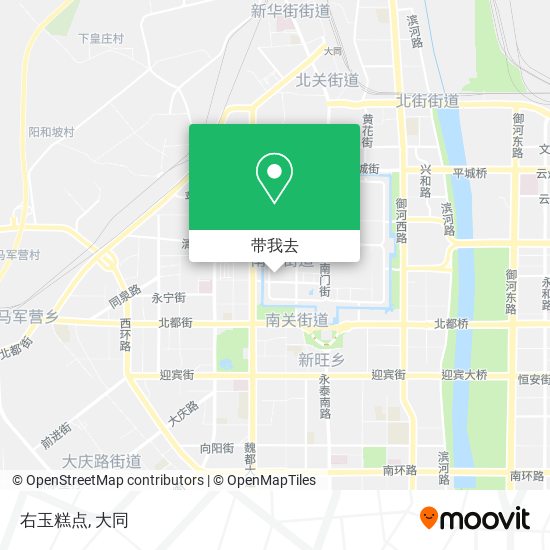 右玉糕点地图