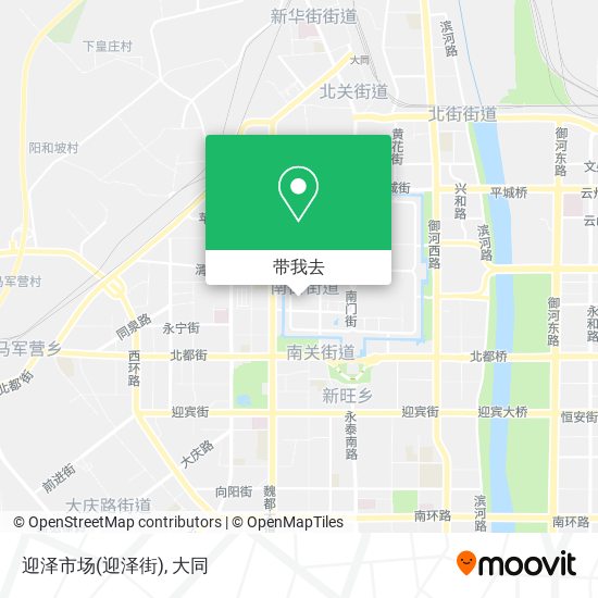 迎泽市场(迎泽街)地图