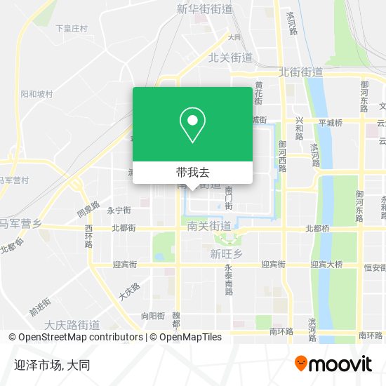 迎泽市场地图