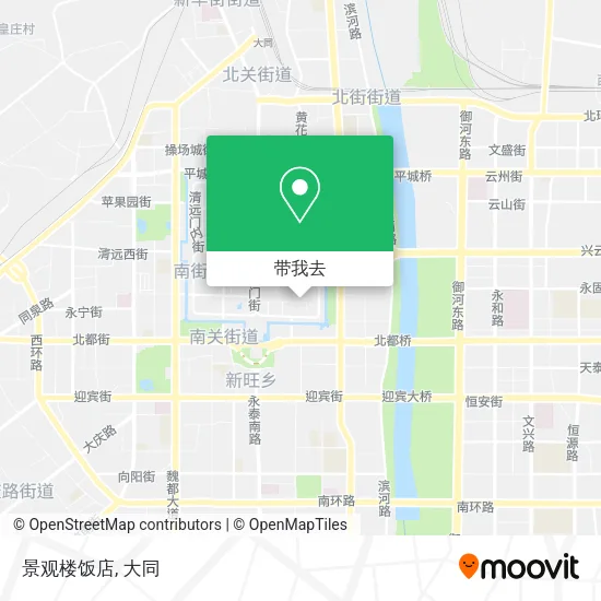 景观楼饭店地图