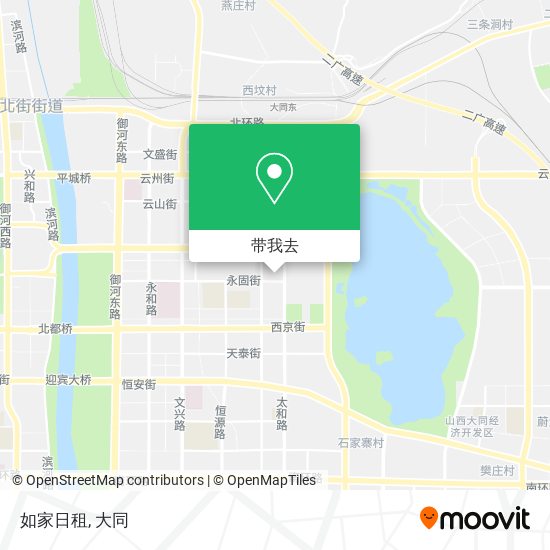 如家日租地图