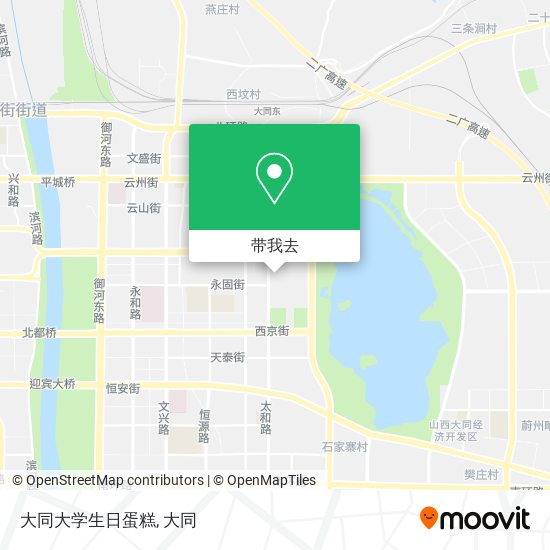 大同大学生日蛋糕地图