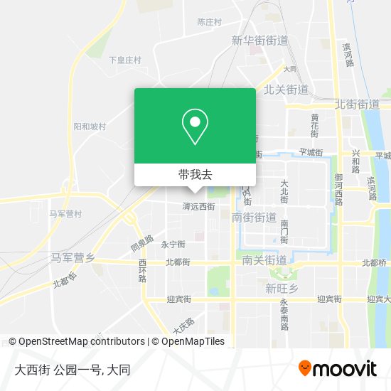 大西街 公园一号地图
