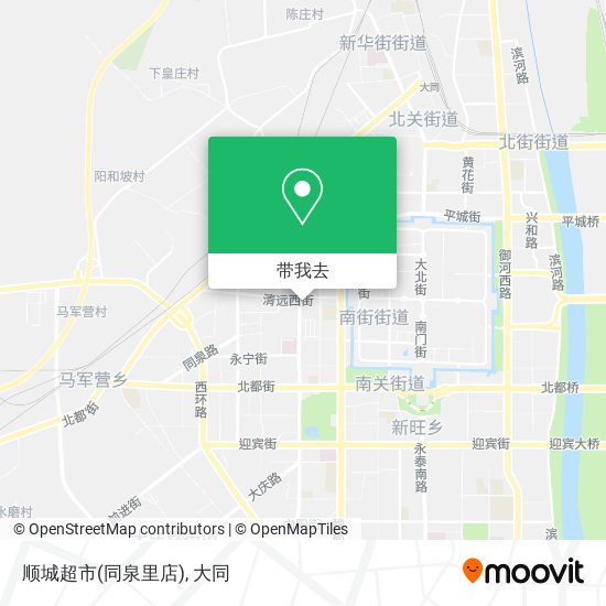 顺城超市(同泉里店)地图