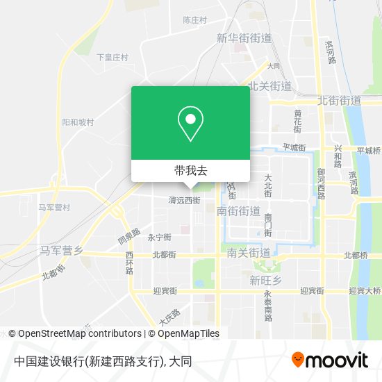 中国建设银行(新建西路支行)地图