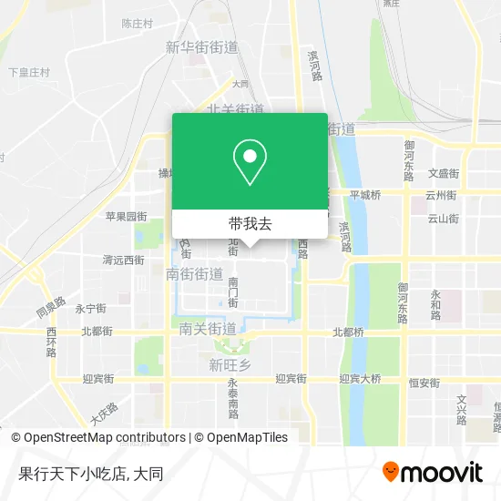 果行天下小吃店地图