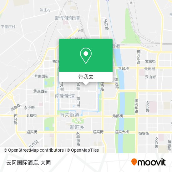 云冈国际酒店地图