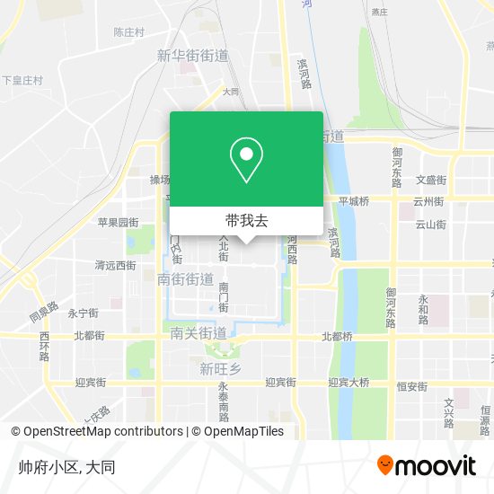 帅府小区地图