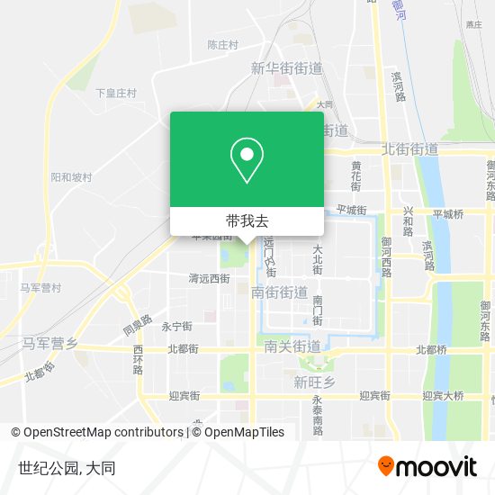 世纪公园地图