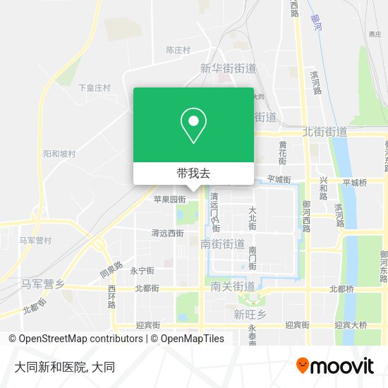 大同新和医院地图