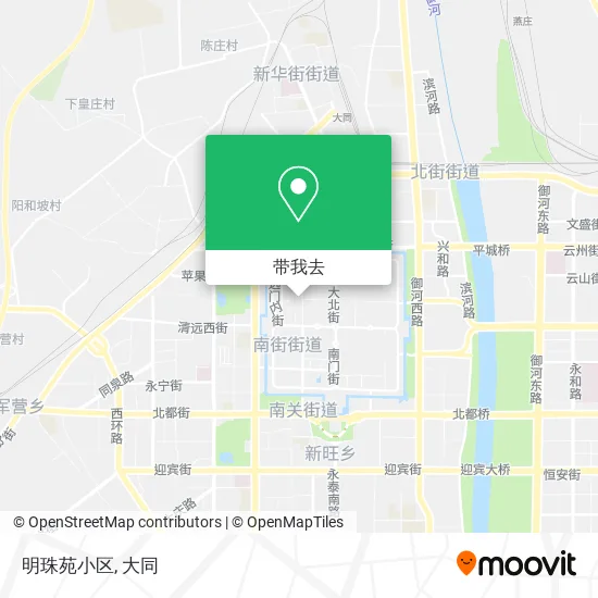 明珠苑小区地图