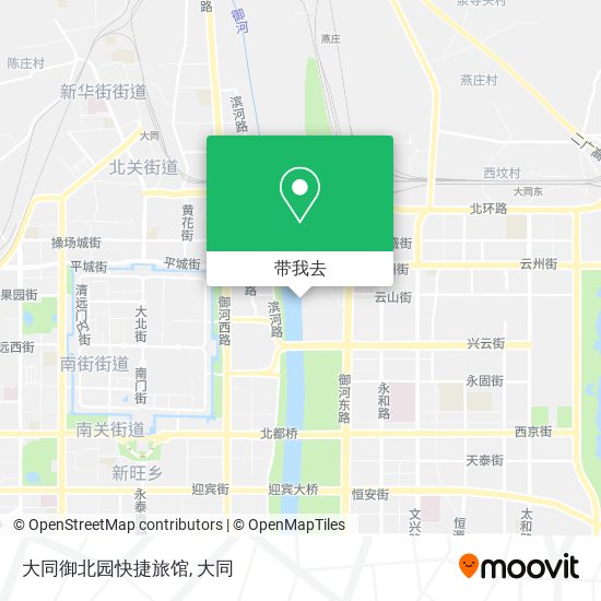 大同御北园快捷旅馆地图