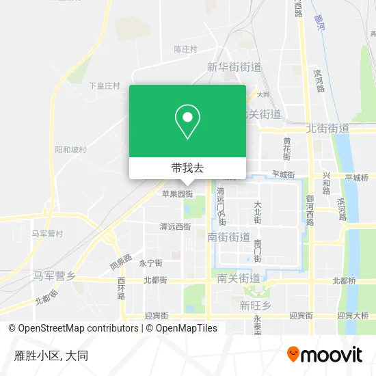雁胜小区地图