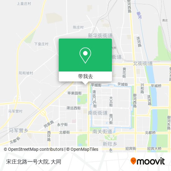 宋庄北路一号大院地图