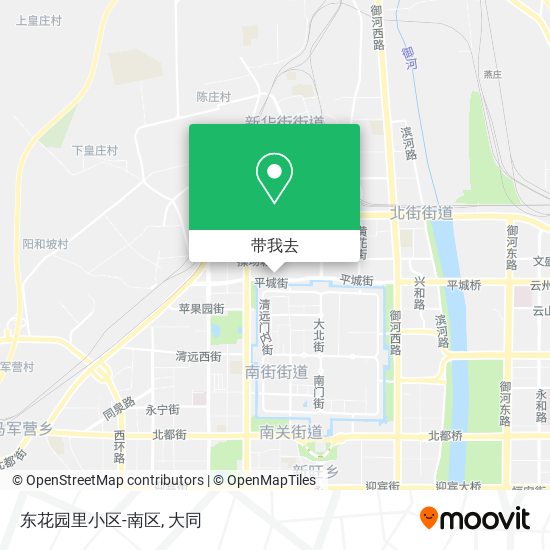 东花园里小区-南区地图