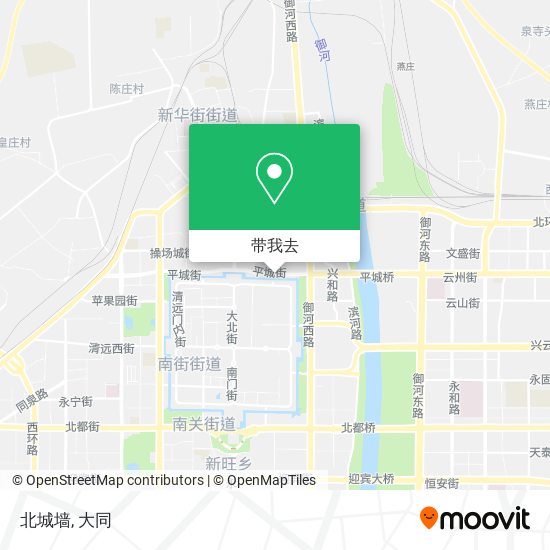 北城墙地图