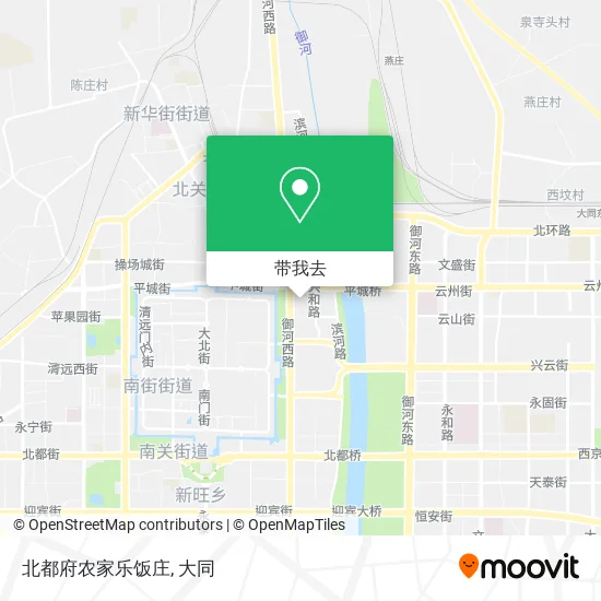 北都府农家乐饭庄地图