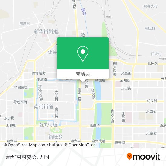 新华村村委会地图