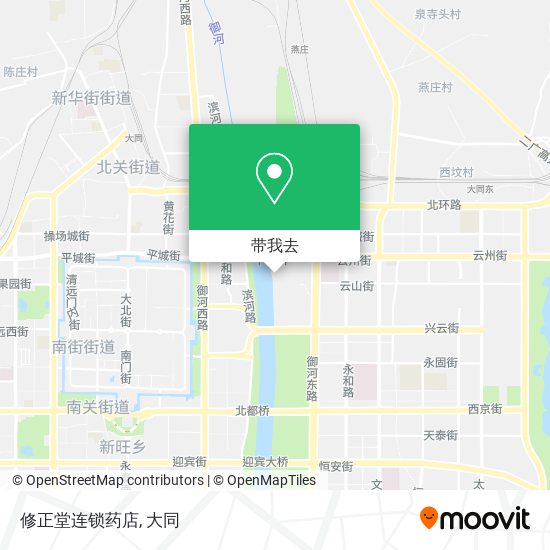 修正堂连锁药店地图