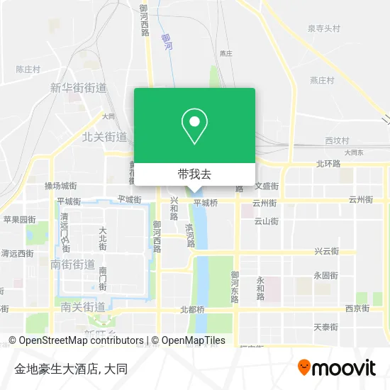 金地豪生大酒店地图