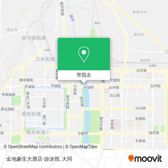 金地豪生大酒店-游泳馆地图