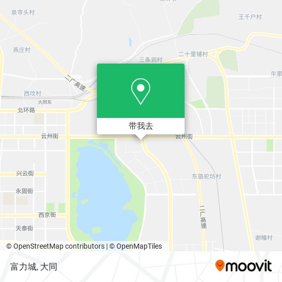 富力城地图