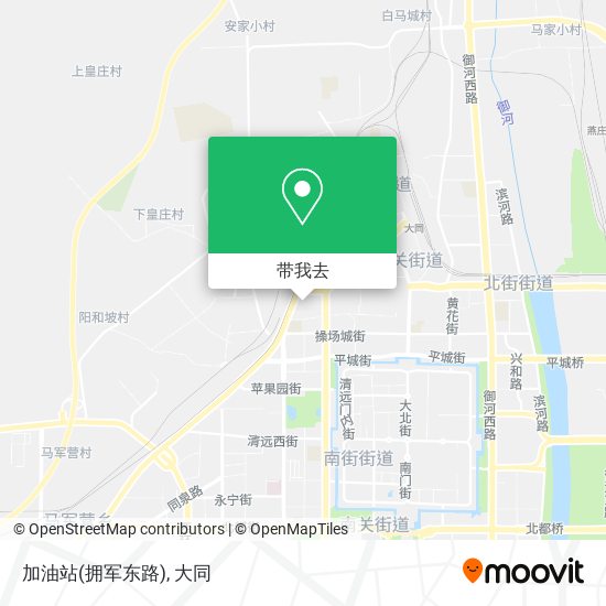 加油站(拥军东路)地图