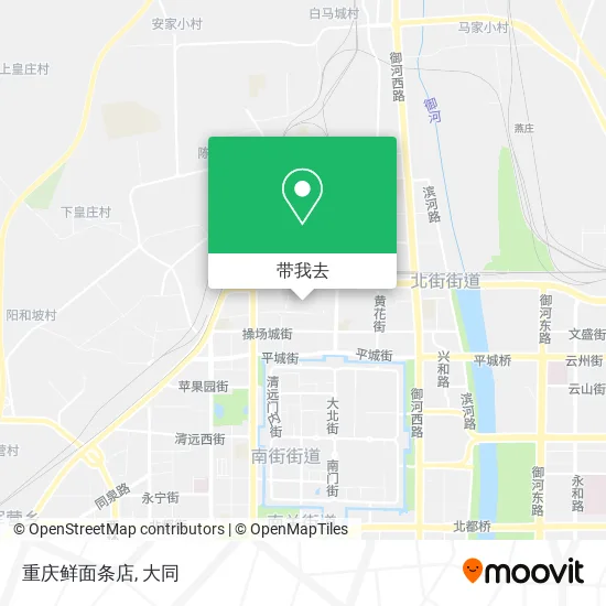 重庆鲜面条店地图
