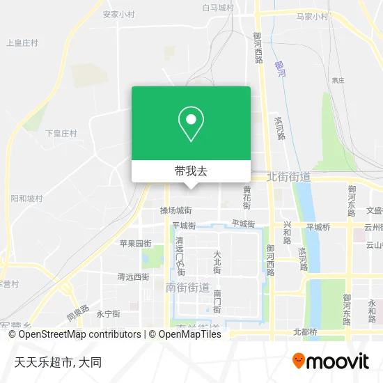 天天乐超市地图