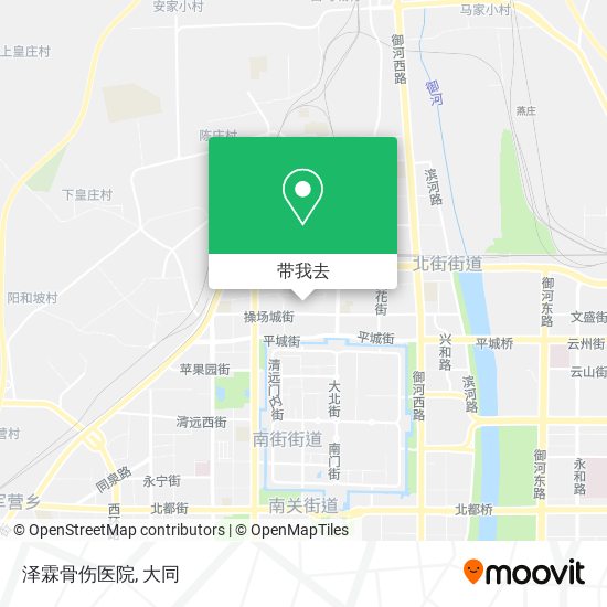 泽霖骨伤医院地图