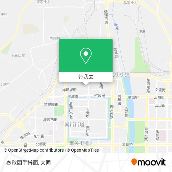 春秋园手擀面地图