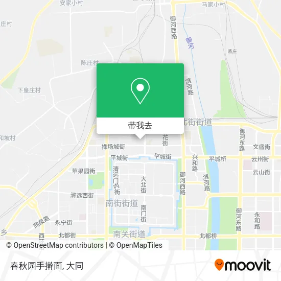 春秋园手擀面地图