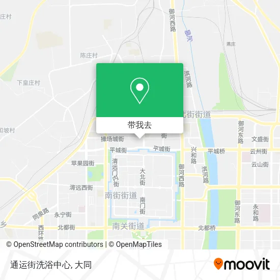 通运街洗浴中心地图