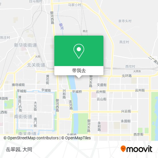 岳翠园地图
